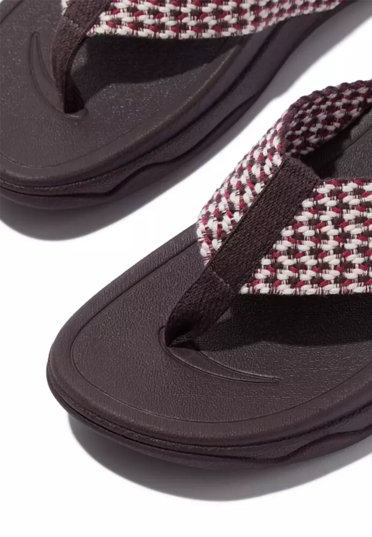 Surfa Multi-tone Webbing Toe-post Sandals