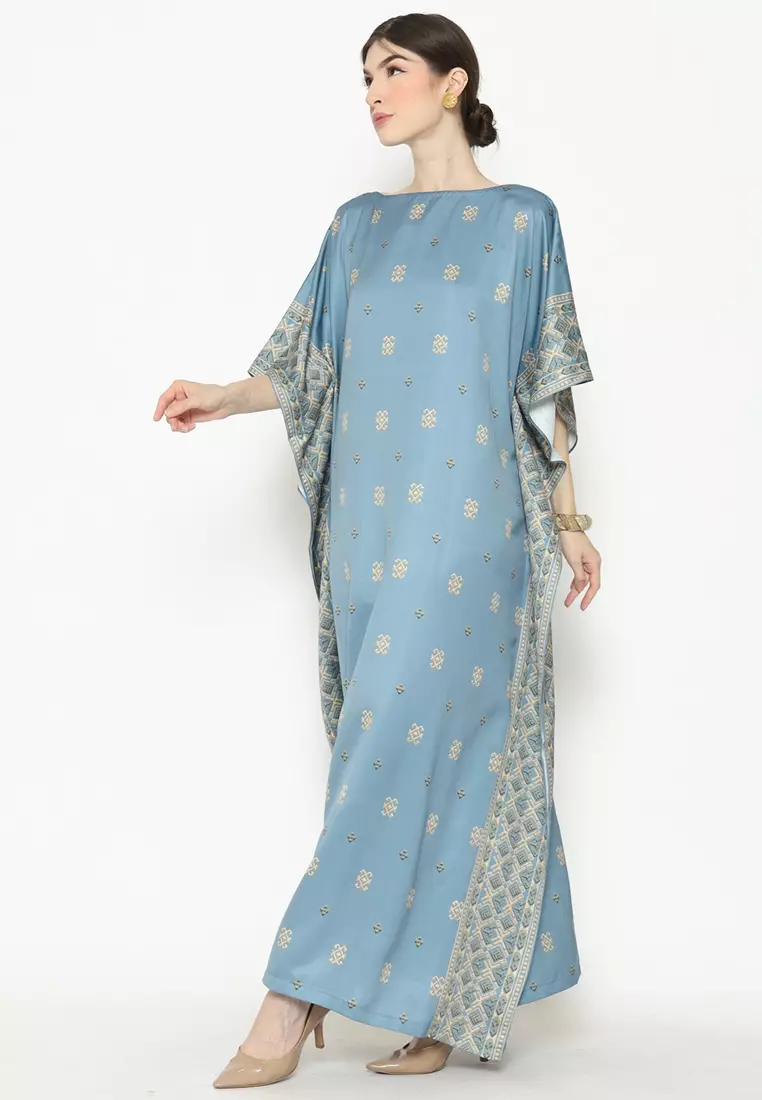 Kanzi Exclusive Short Sleeve Songket Kaftan