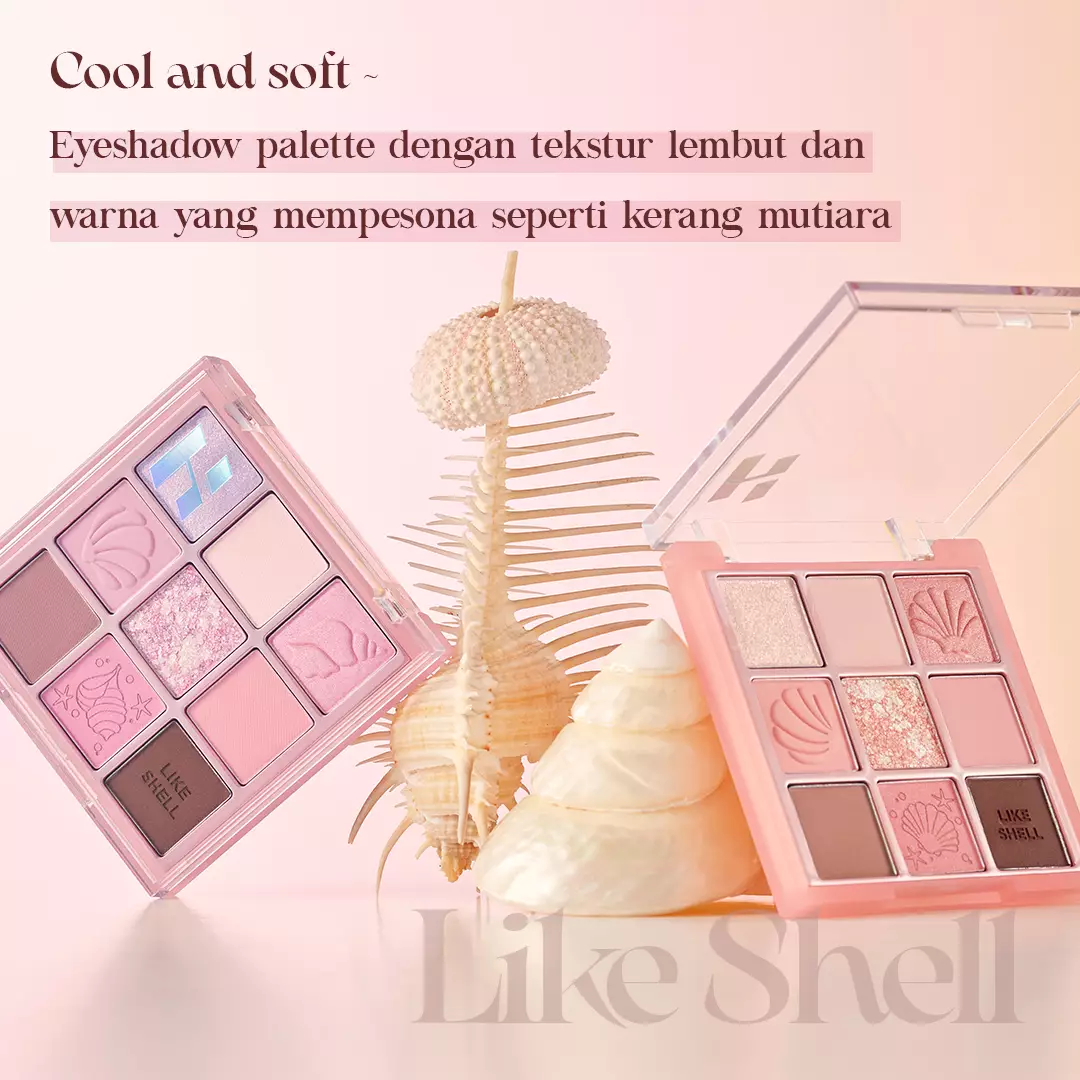 Holika Holika My Fave Mood Eye Palette (Like Shell Collection) 07 Shell In The Sea | Eyeshadow