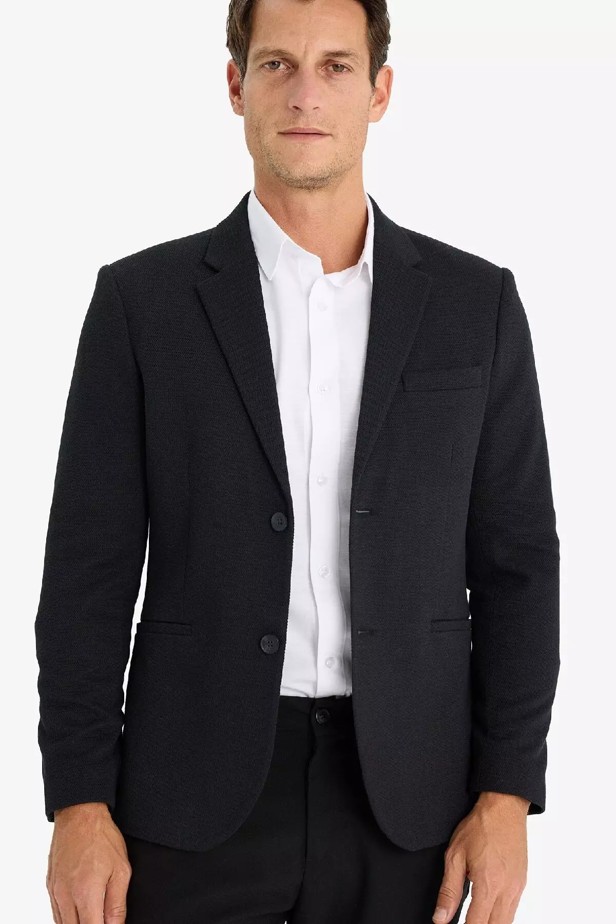 Slim Fit Slim Fit Lined Buttoned Blazer Jacket N0503Az25Sp