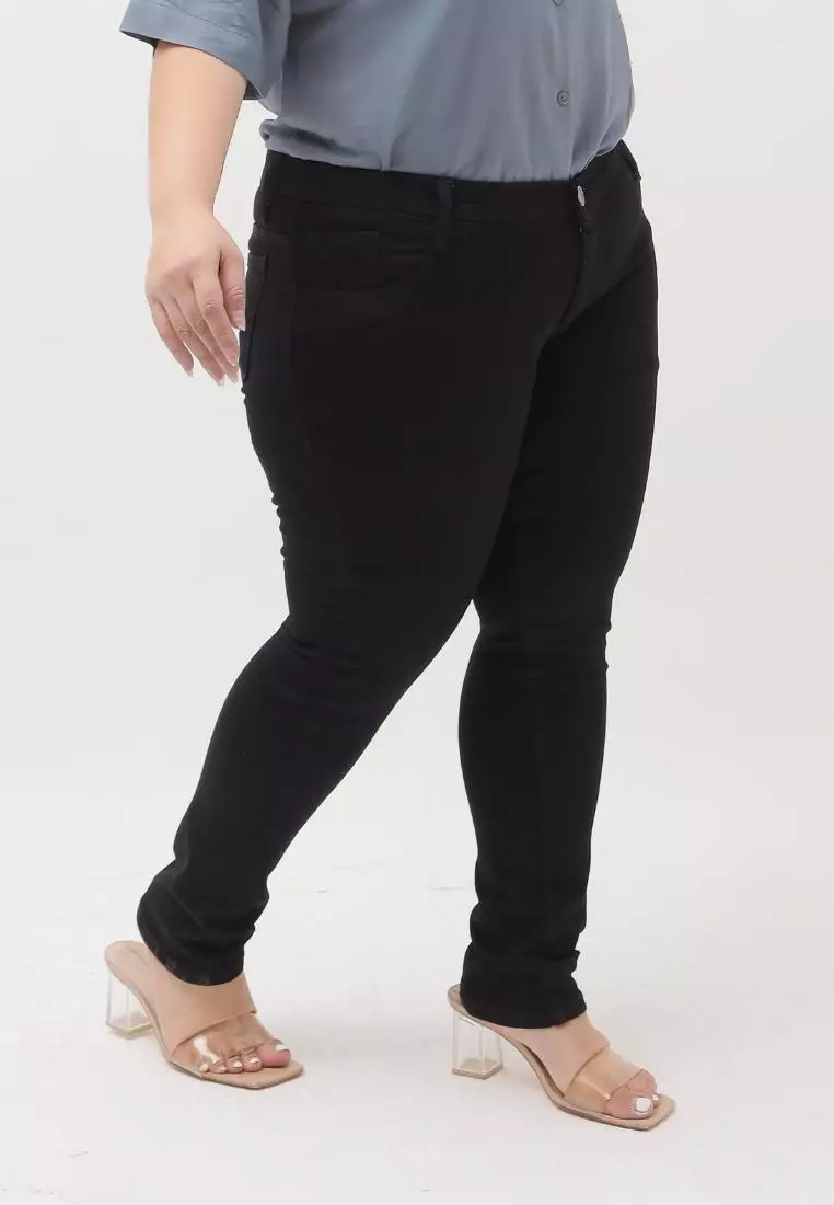 Plus Size Skinny Jeans Beatrice Black