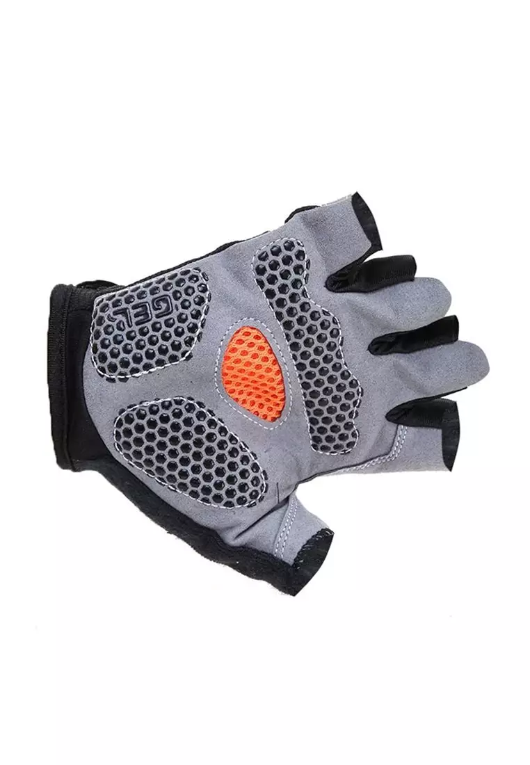 Decs Sports Glove Sarung Tangan Sepeda Cycling Gloves Half Finger Material Mesh ORIGINAL - Black