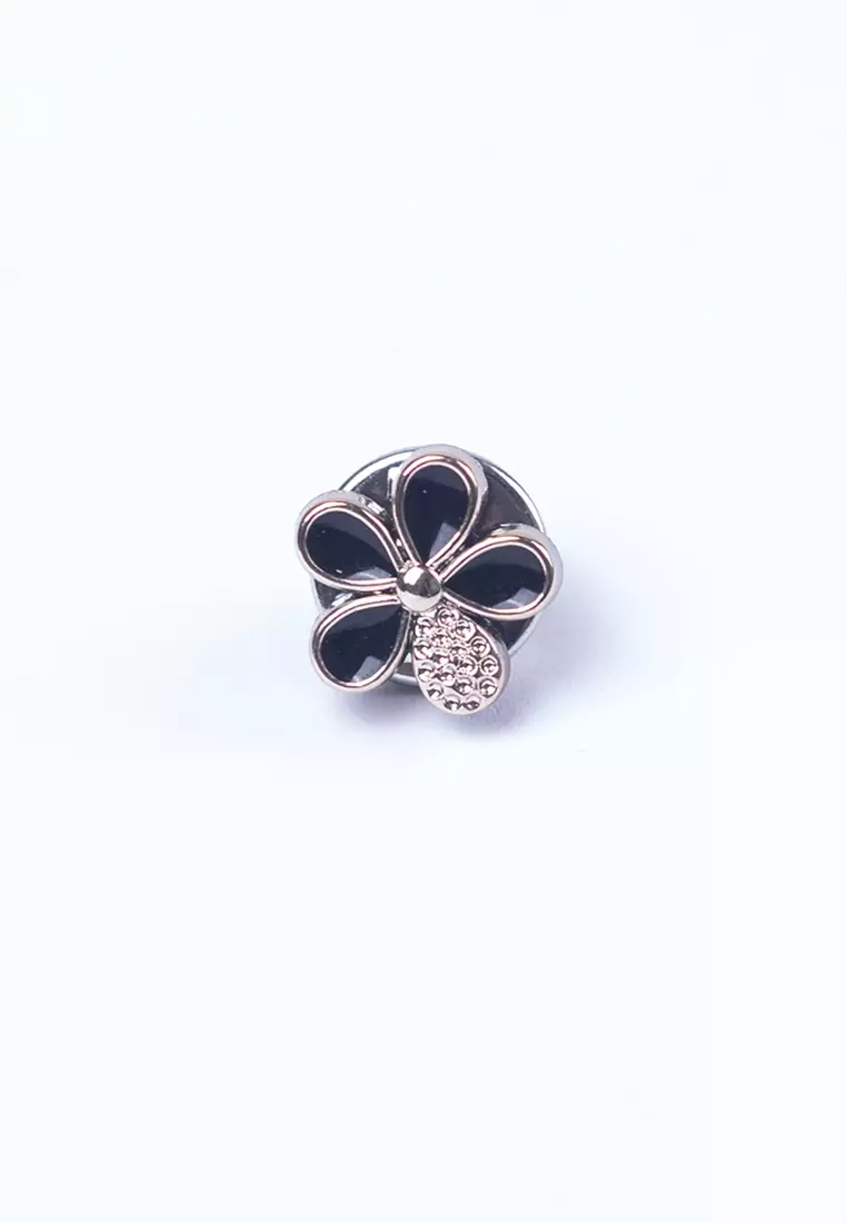 Houseofcuff lapel pin brooch bros untuk jas TUSUK BLACK RR