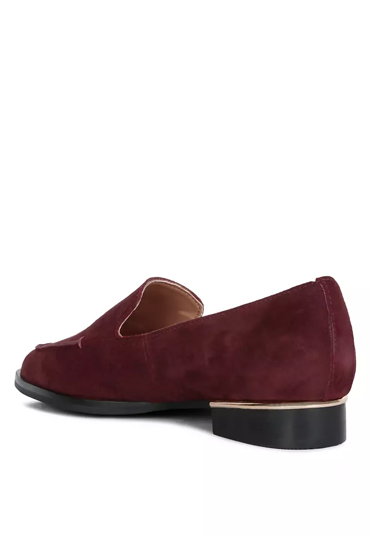 Maroon suede outlet shoes