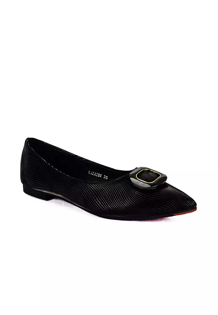 Discount on Mario D' boro Runway  shoes - SKU: Women's Ballet Flats LX 26258 Black C49