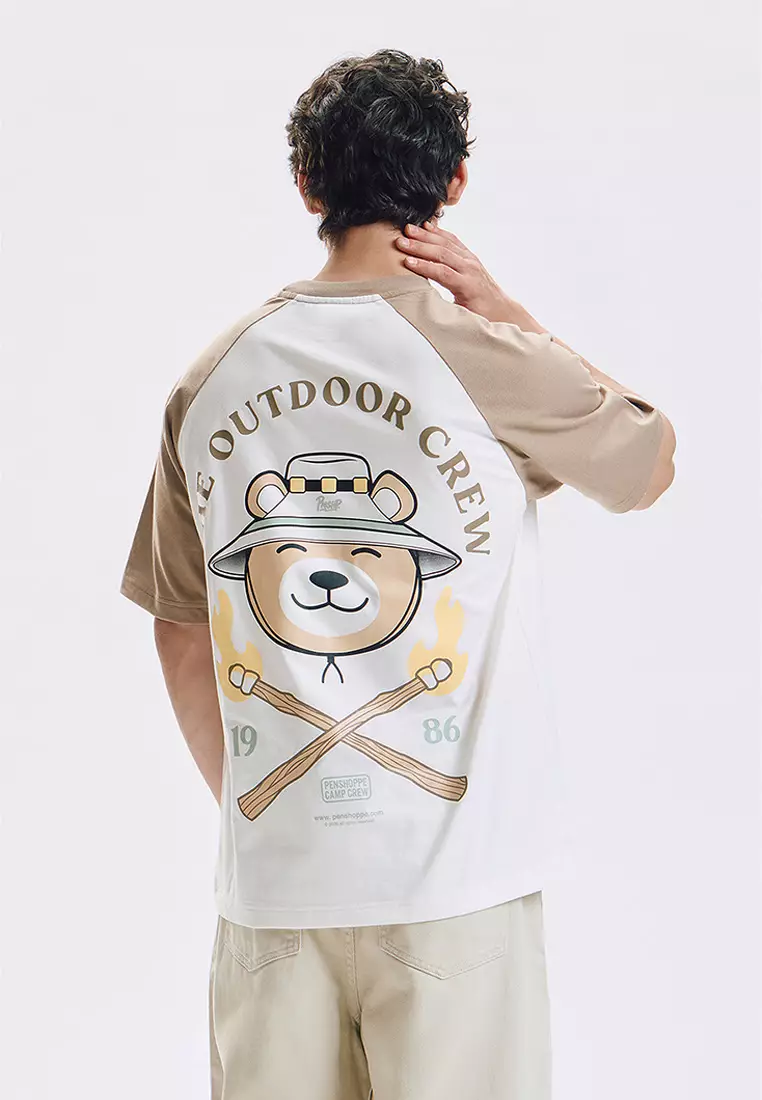 Crew Bear Outdoor Crew Relaxed Graphic T-Shirt