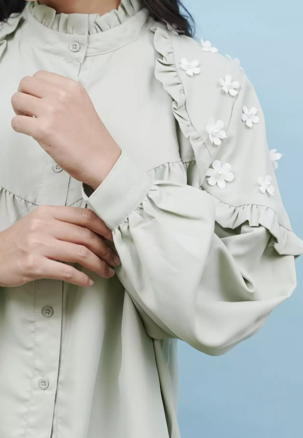 Kalisha Blouse - Sage