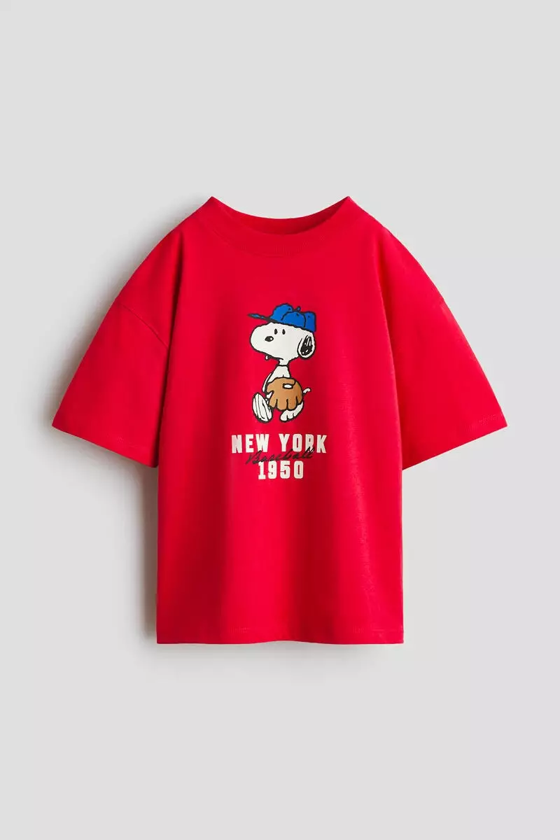 Oversized printed T-shirt