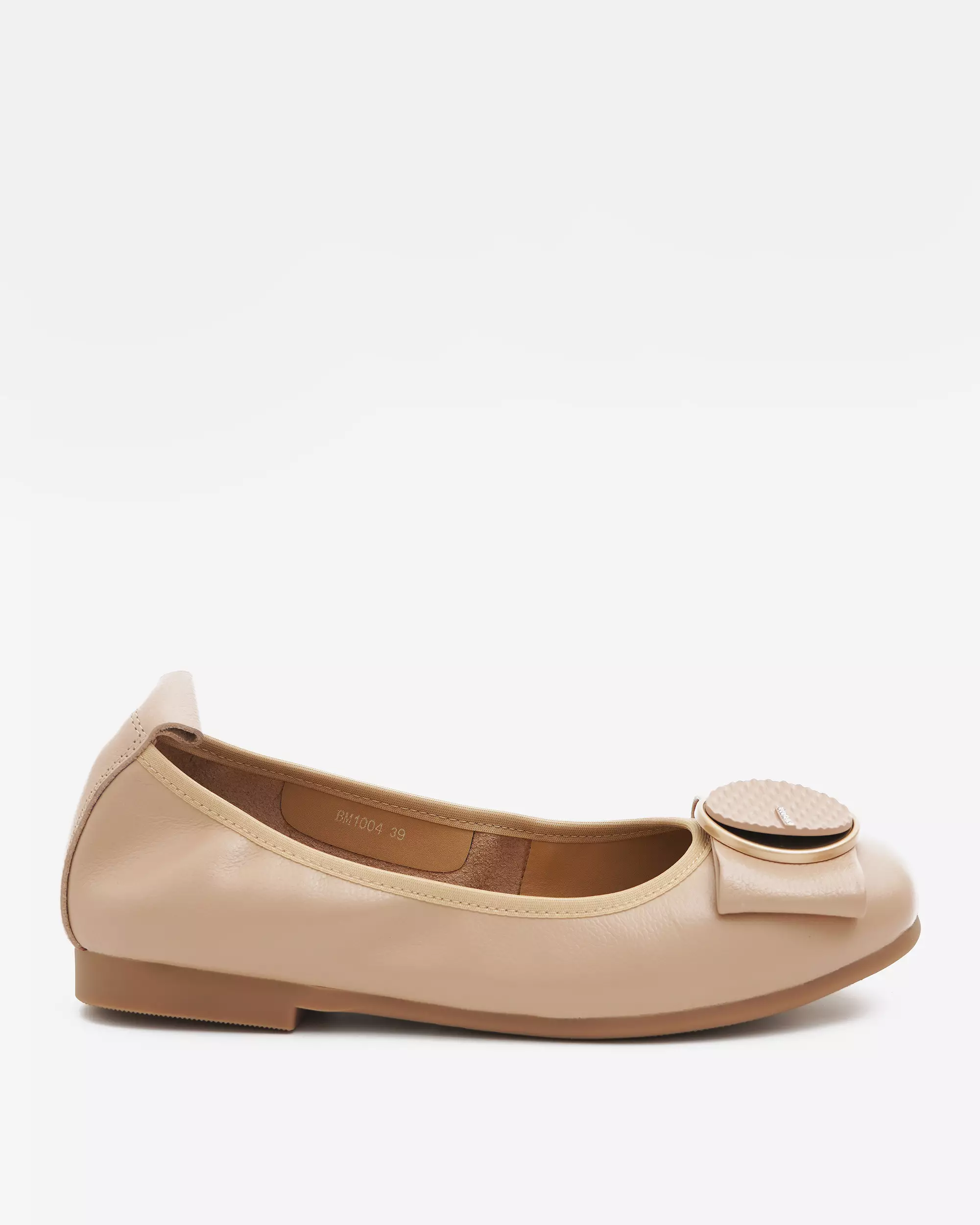 Buccheri Violet Flats Women Beige