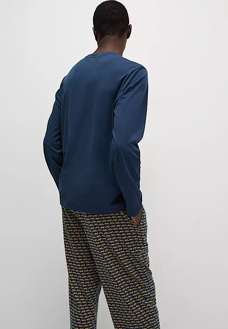 Pure Cotton Fox Print Pyjama Set