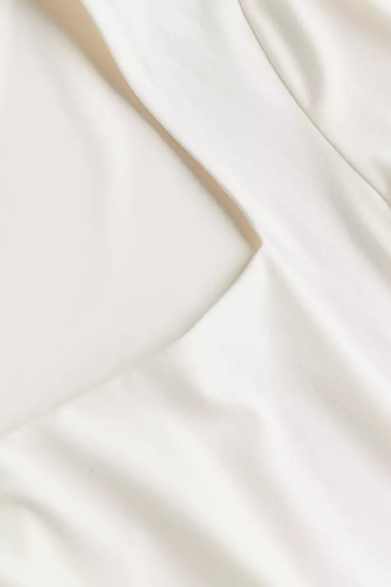 Long-sleeved jersey top