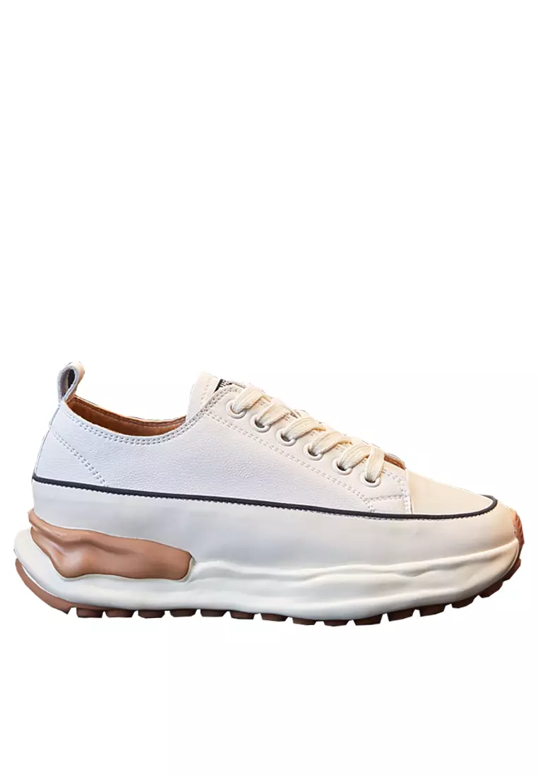 Discount on Twenty Eight Shoes  shoes - SKU: Color Matching Leather Sneakers Rx2526