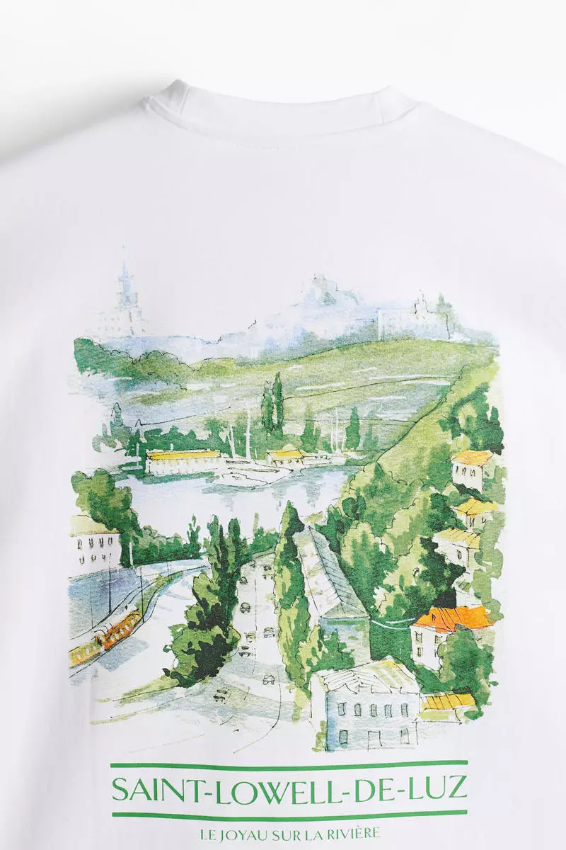 Oversized Fit Printed T-shirt