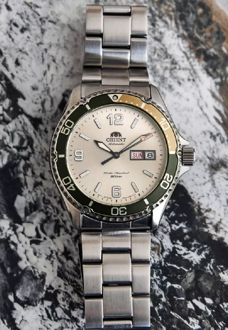 Buy Orient Orient Kamasu Silver Stainless Steel Analog Automatic Watch For Men ORRAAA0821S19B