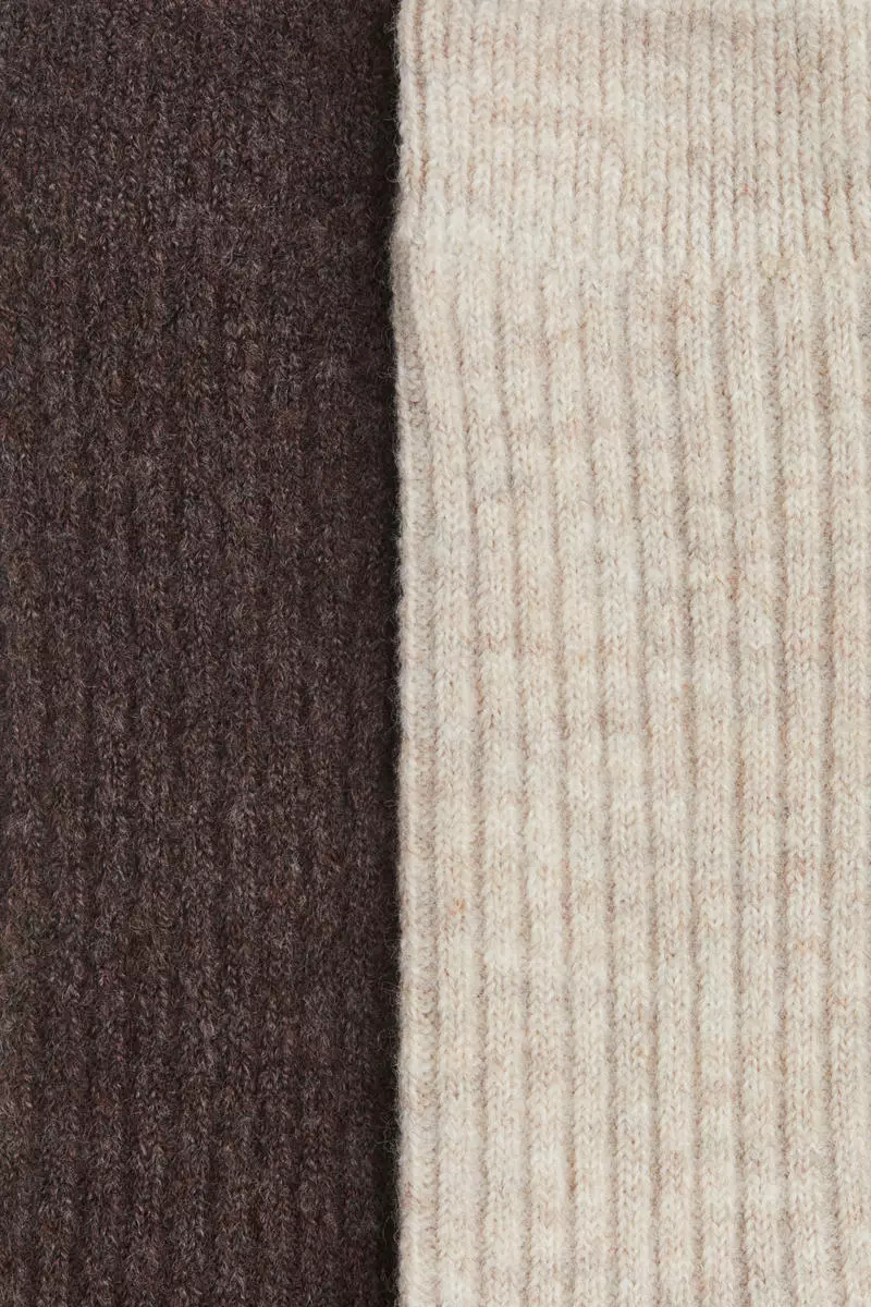 2-pack wool-blend socks