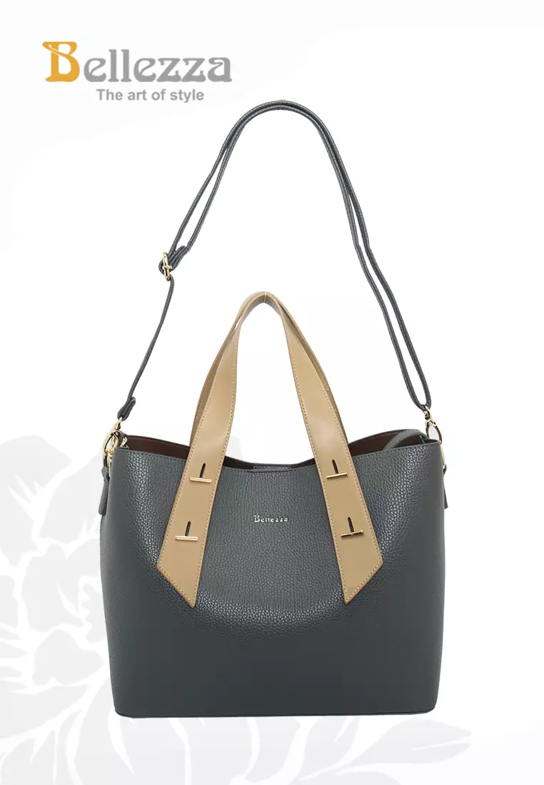 Bellezza Handbag 24138-38 Dark Grey