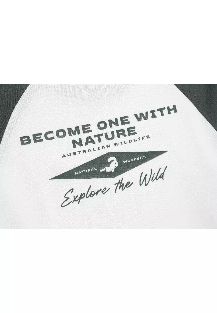 Men's Semi-Oversized Raglan Long Sleeve Tee