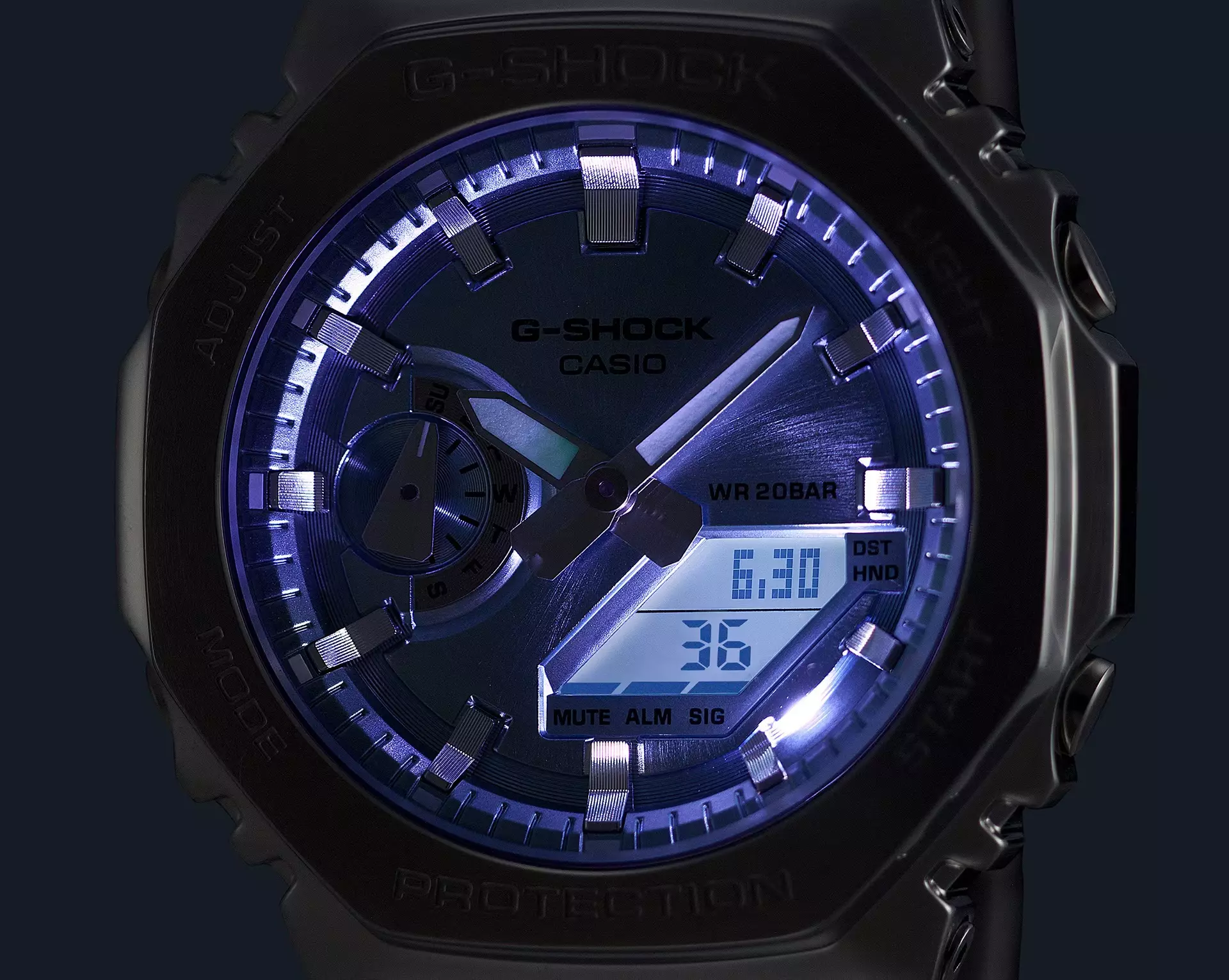 Casio G-SHOCK Jam Tangan Pria dengan format Analog Digital GM-2110D-3A1DR