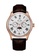 WULF 褐色 Wulf Lycan Rose Gold and Brown Leather Watch 22DFEACF052A08GS_1
