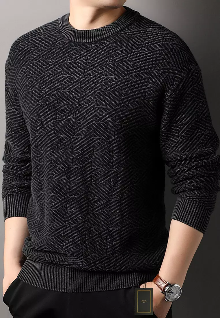 Jacquard Knitted Sweater BD-HPN3301