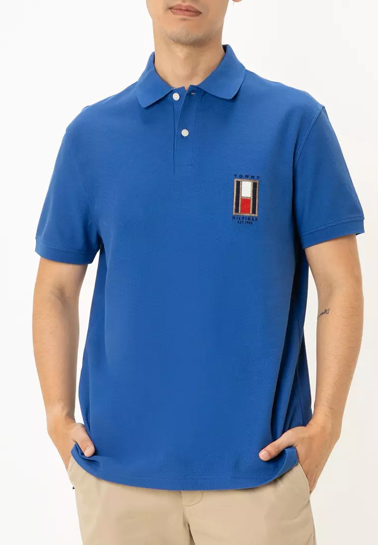 Vertical Flag Polo Shirt