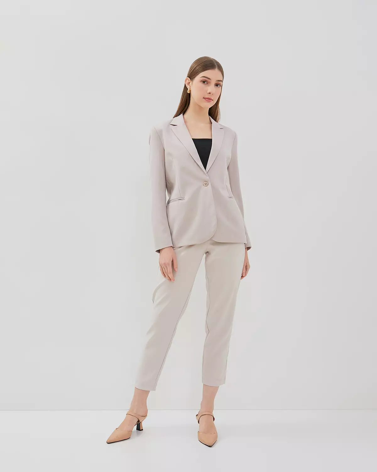 WOMEN'S CREAM BLAZER