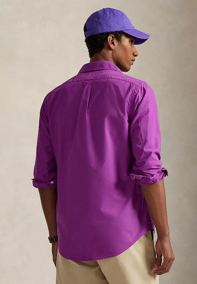 Classic Fit Garment-Dyed Oxford Shirt