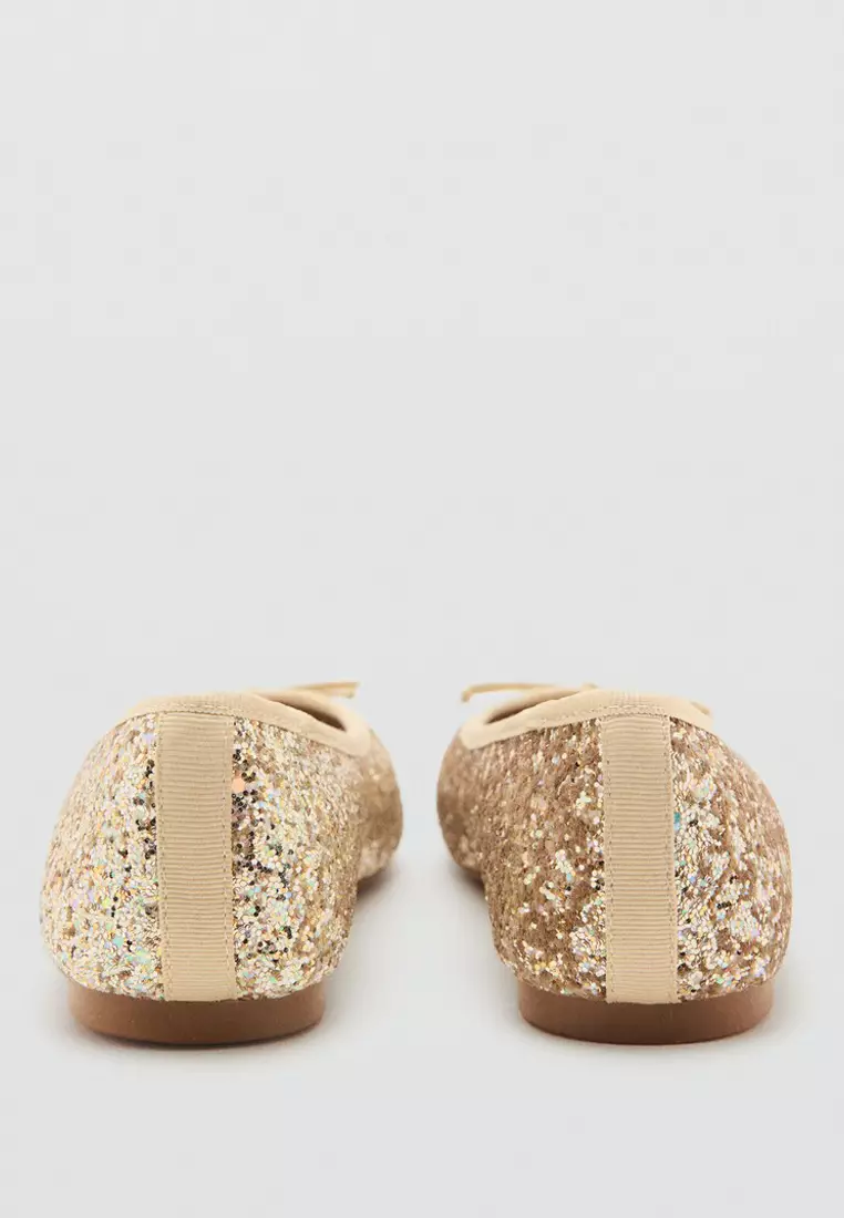 Glitter Ballet Flats