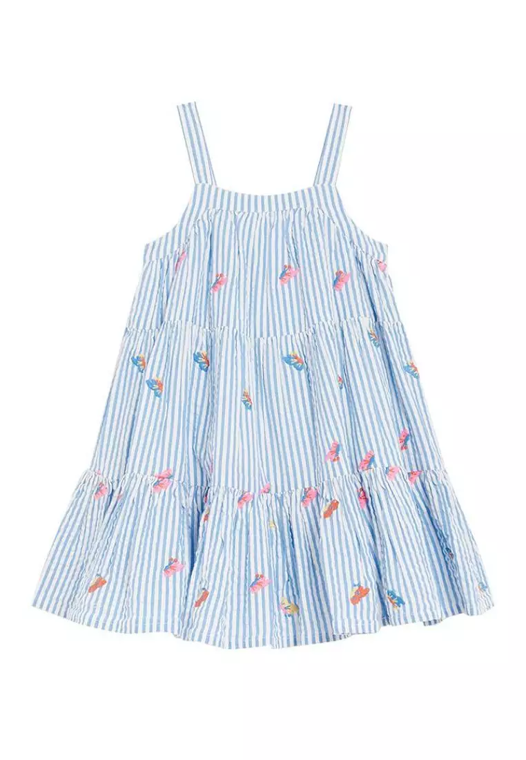 Buy MARKS & SPENCER M&S Pure Cotton Butterfly Dress (2 - 8 Yrs) - T77/3677E  2024 Online