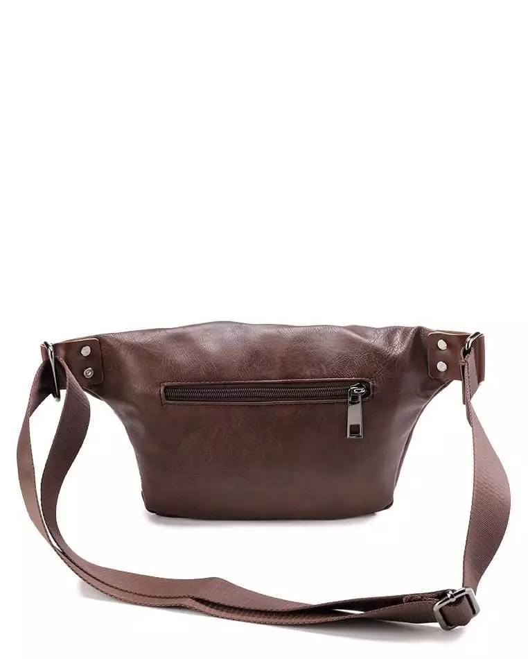 Distressed Leather Small Bumbag