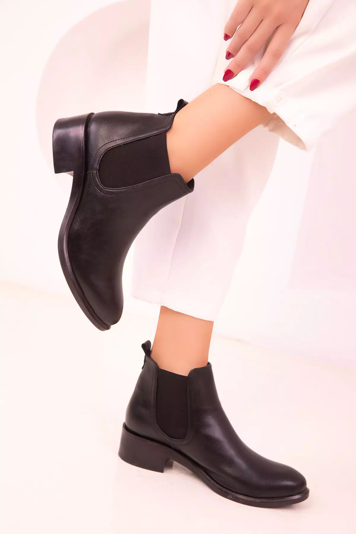 Round Toe Ankle Boots