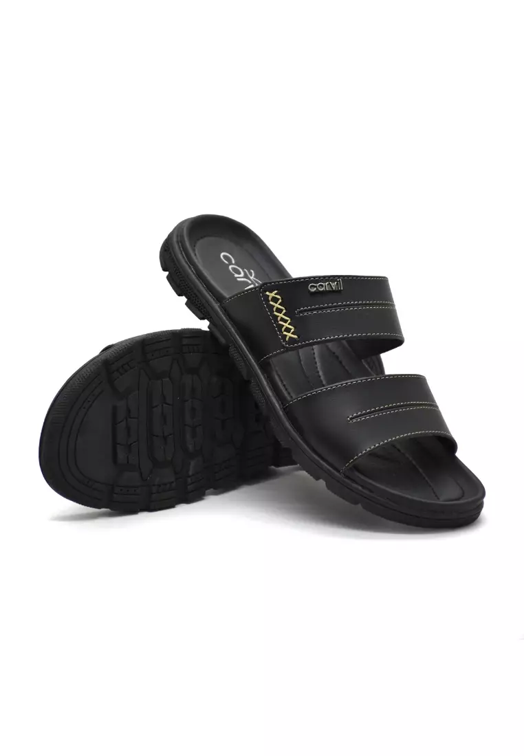Carvil Sandal Pria Newtom-02 M Black