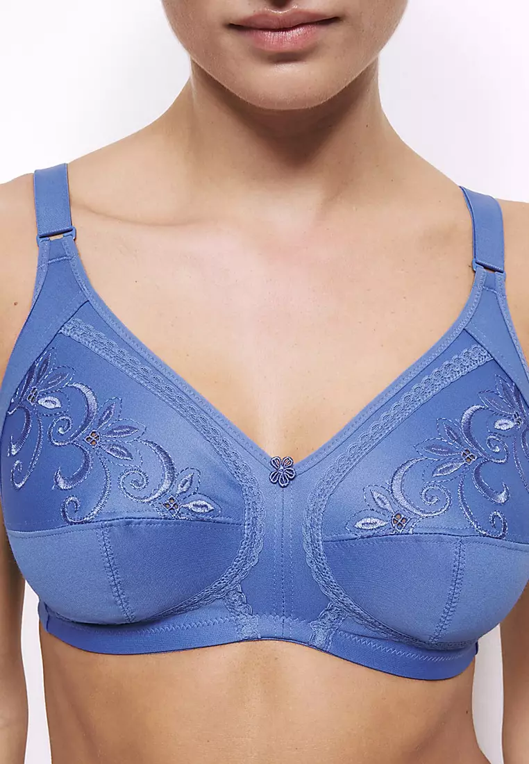 Total Support Embroidered Full Cup Bra