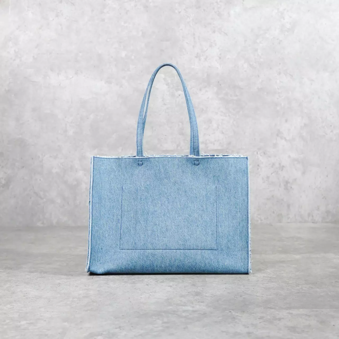 Tas GIVENCHY BLUE DENIM TOTE BAG WITH LONG STRAP MEIDUM 100% ORIGINAL