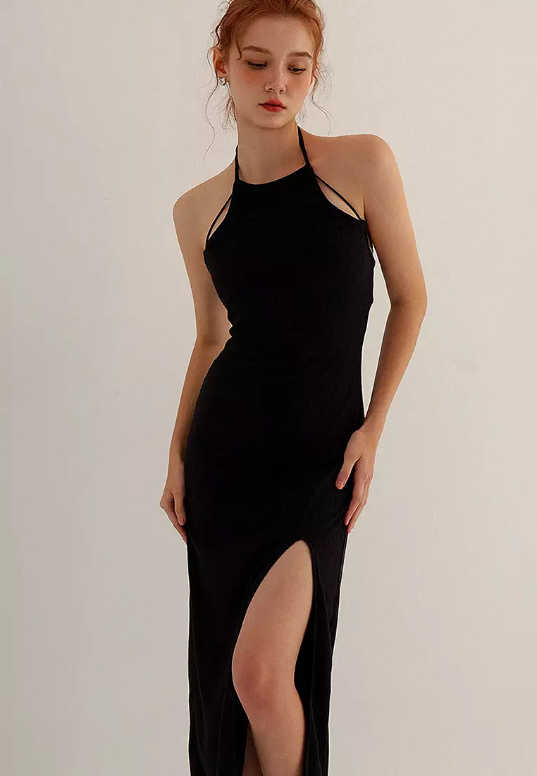 Halter Neck Maxi Dress