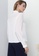 ONLY white Gabriella Long Sleeves Plisse Back Shirt E8FF6AA2FE8E90GS_5