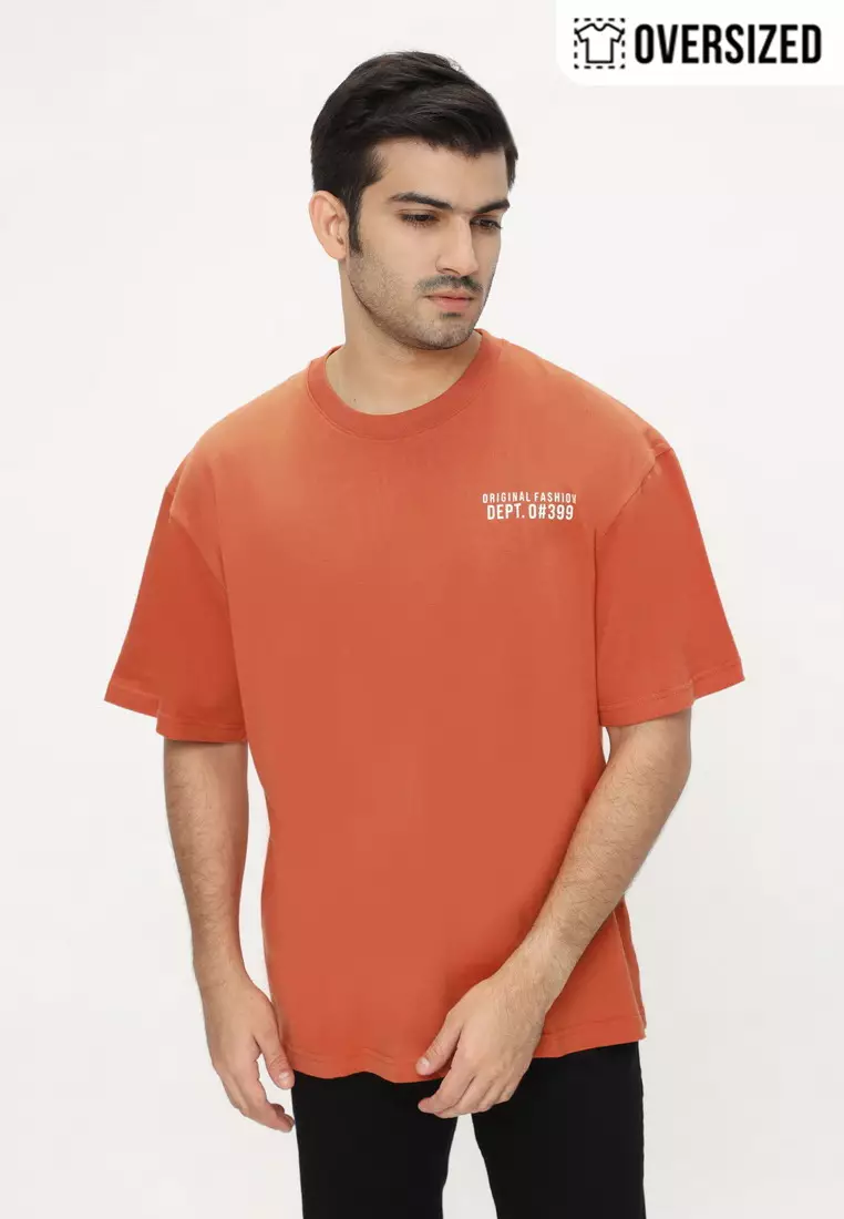 NX T-Shirt Cotton Combed Tebal Oversized Pria 2079370491