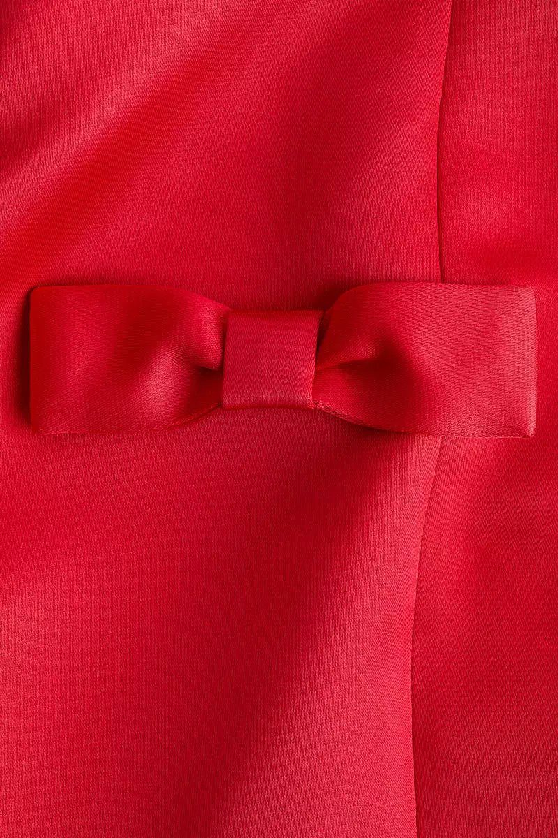 Bow-detail dress