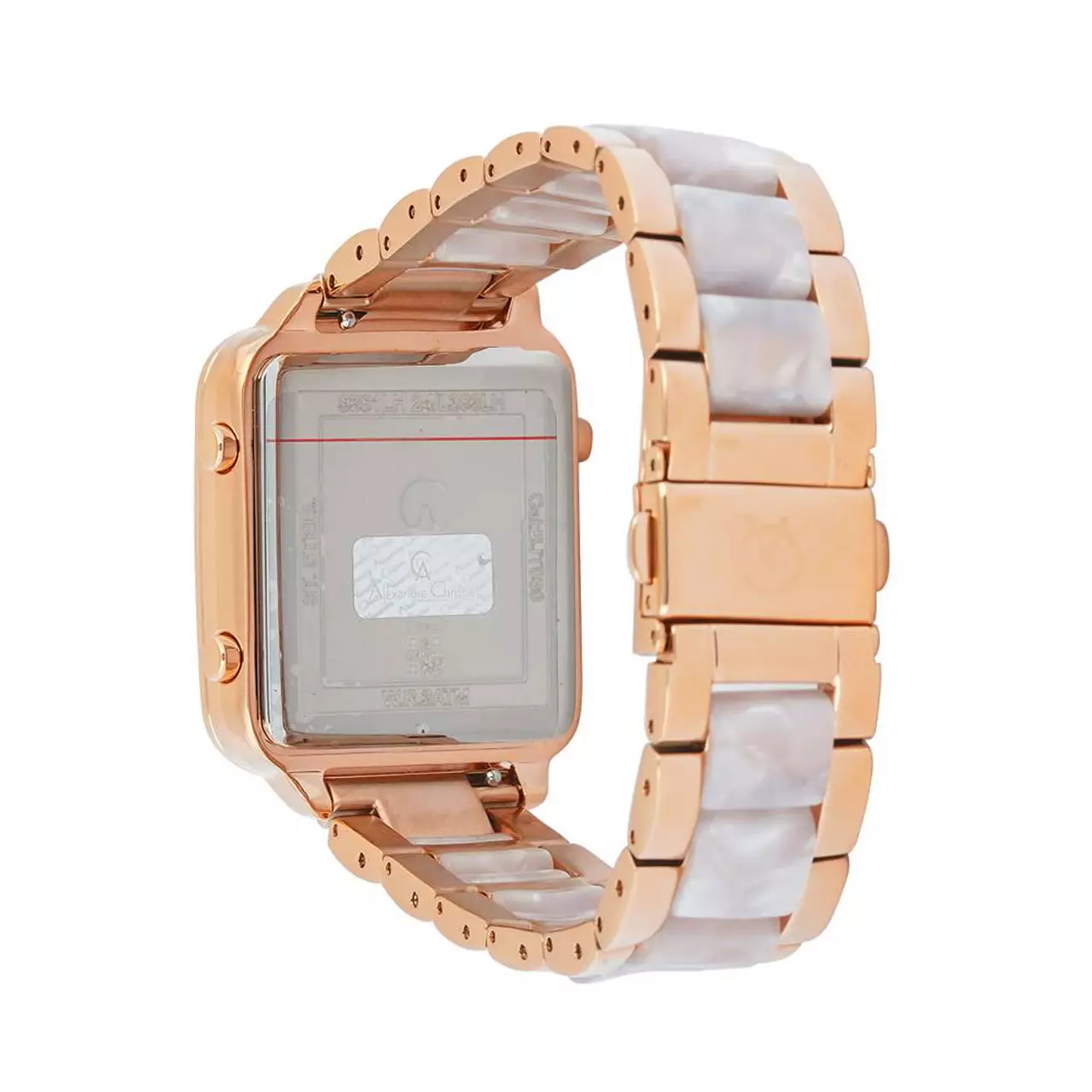 Alexandre Christie Jam Tangan Wanita - Rosegold Purple - Stainless Steel - 9381 LHBRGBALP