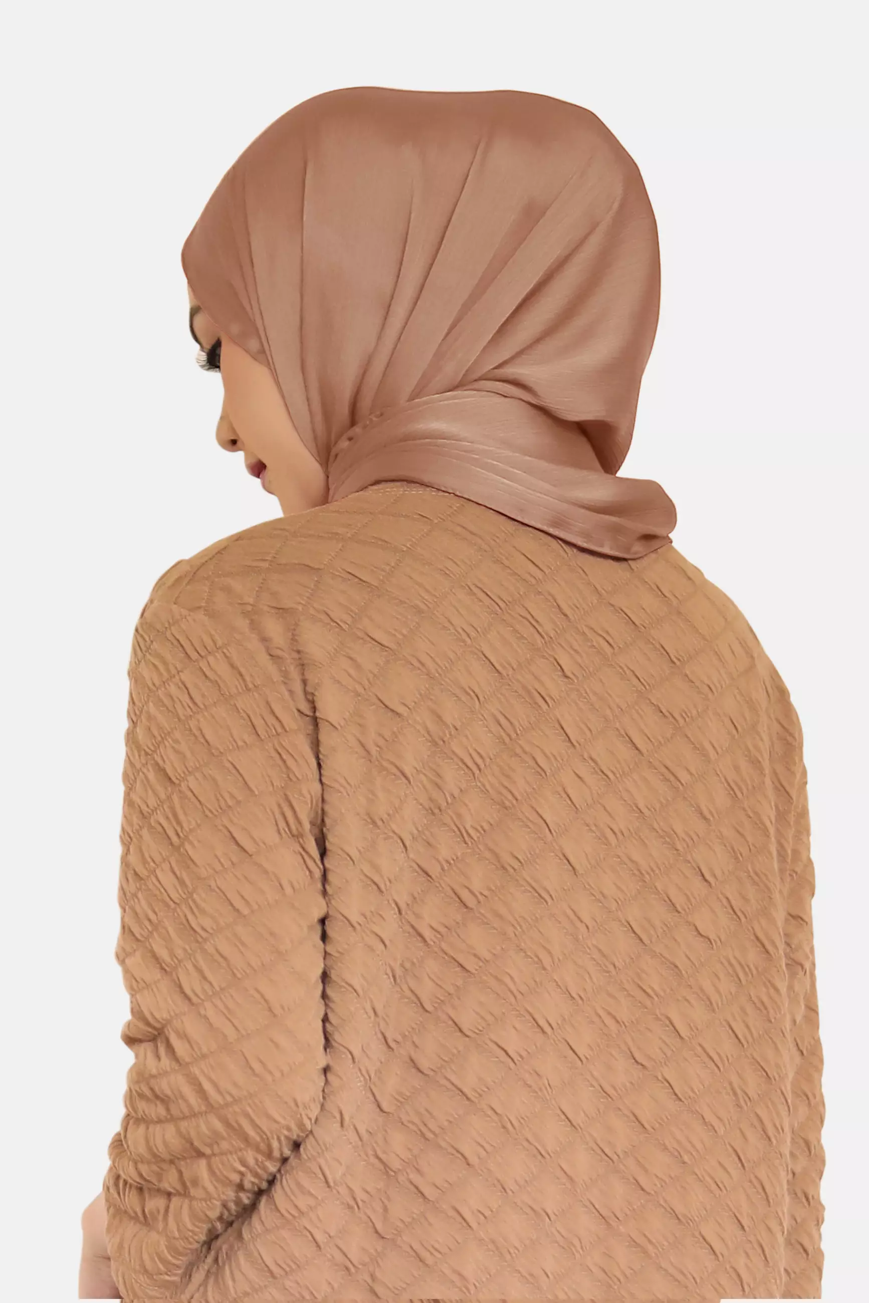 Cravima Silky Shawl | Hijab Pashmina - Caramel Tea