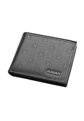 Playboy black Men's RFID Blocking Bi Fold Wallet 0F77EAC18108C1GS_1