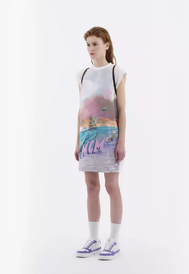 Aren Chain Backpack in Visetos