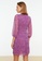 Trendyol purple Patterned V-Neck Dress 2751DAACFC4408GS_2