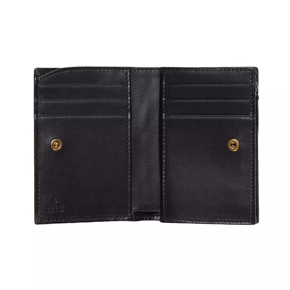 GG Marmont Clip Wallet Black