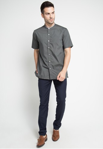Jual Zumara Contrast Button Short Sleeve Koko Original 