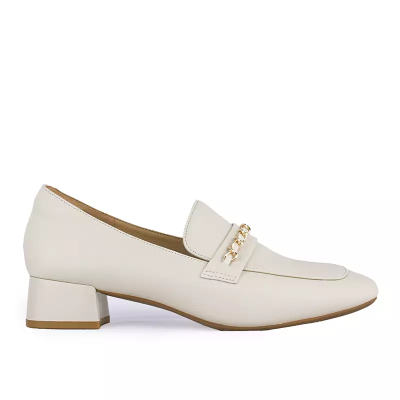 Sepatu Casual Formal Wanita Gino Mariani Clea Off White