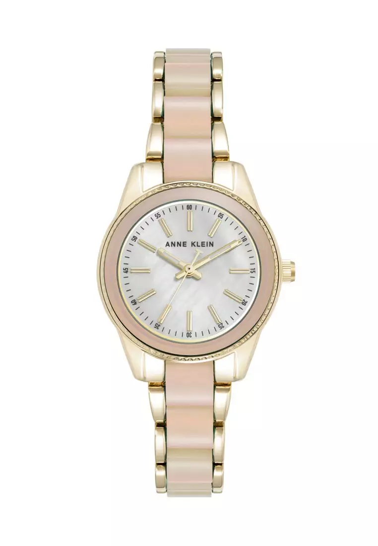 Buy Anne Klein Anne Klein AK3212IRGB0000 Gold Tone Round Watch