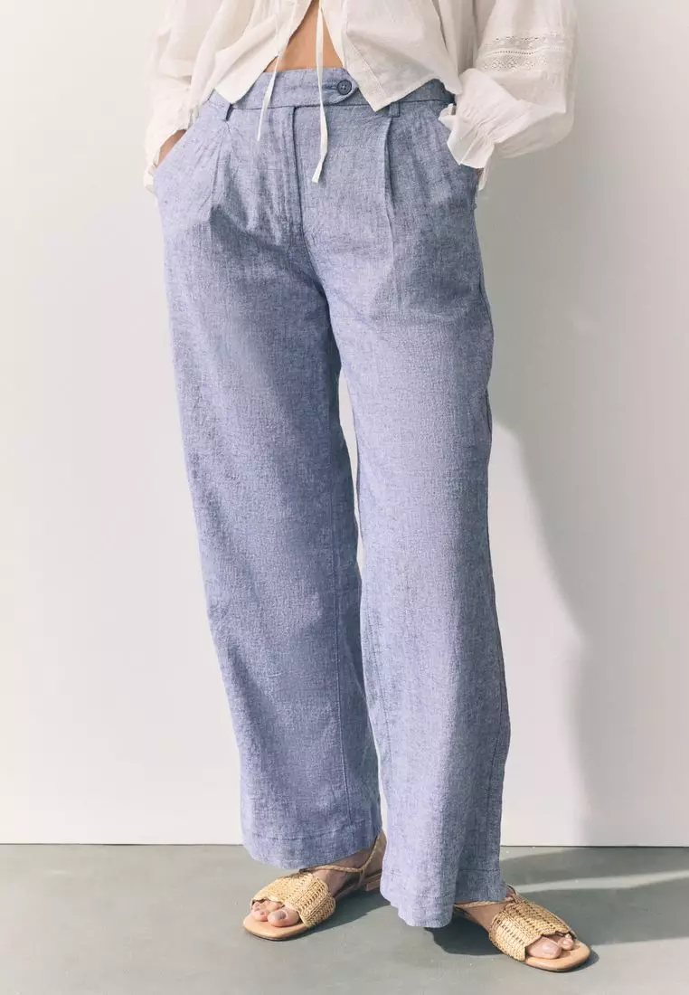 トップス frill rayon shantung vest crinkle frill rayon shantung vest | NAVY
