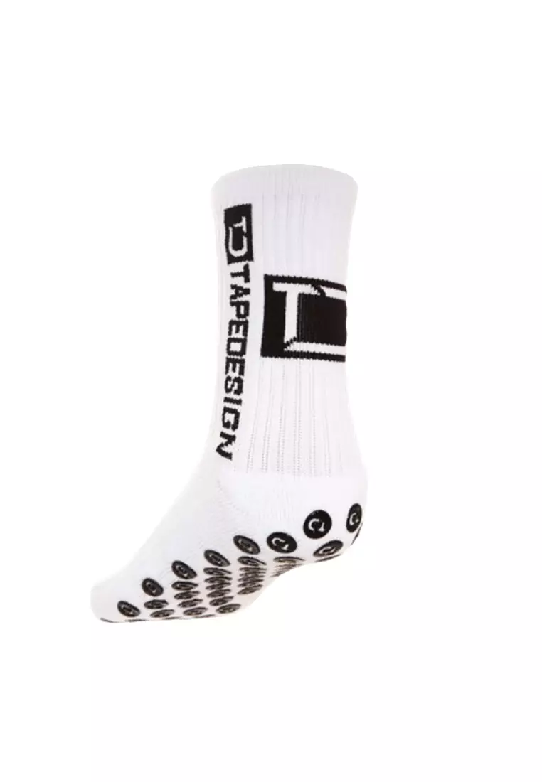 Kaos Kaki Olahraga Anti Slip Breathable Sport Socks Spandex ORIGINAL - White