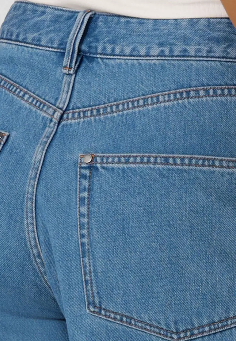 Off Duty Vintage Wash Denim Shorts